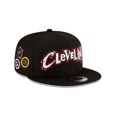 Sapca New Era Cleveland Cavaliers NBA City Edition 9FIFTY Snapback - Negrii